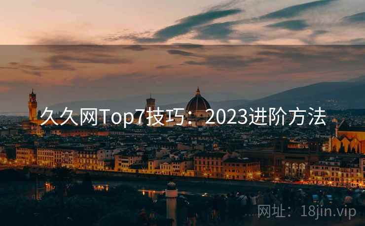 久久网Top7技巧：2023进阶方法